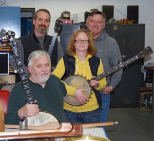 Bill Rickard with some members of his team, including Sean Sewell, Melissa Archer, and Al Box.
