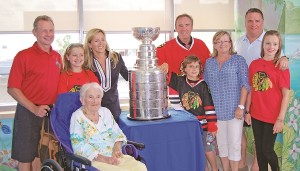 David English's Aurora family helped bring Kitchen and the Cup to Southlake's Pediatric unit on Sunday afternoon.