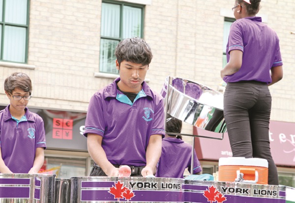 ...as did the York Lions Steel Band!
