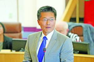 Councillor-elect Harold Kim