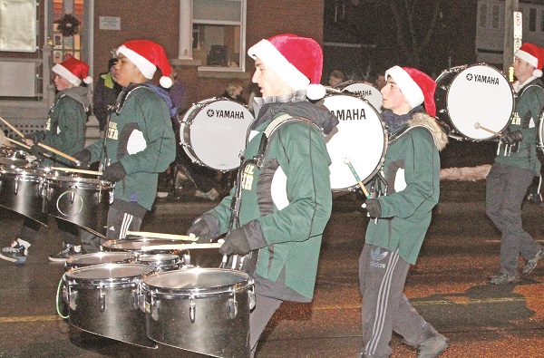 Cardinal Carter's marching band made its parade debut.