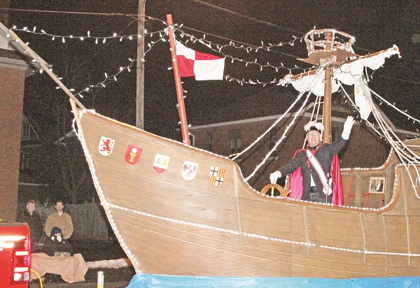 The Knights of Columbus made a grand impression in the parade.